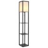 Globo lighting Tabitha floor lamp black, 1-light source