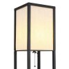 Globo lighting Tabitha floor lamp black, 1-light source
