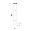 Globo lighting Tabitha floor lamp brown, 1-light source