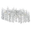 Globo lighting Kinga ceiling light silver, 10-light sources