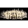 Globo lighting Kinga ceiling light silver, 10-light sources