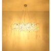 Globo lighting Kinga ceiling light silver, 10-light sources