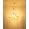 Globo lighting Kinga ceiling light silver, 8-light sources