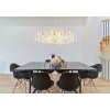 Globo lighting Kinga chandelier silver, 10-light sources