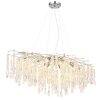 Globo lighting Kinga chandelier silver, 12-light sources