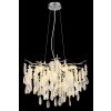 Globo lighting Kinga chandelier silver, 8-light sources
