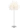 Globo lighting Kinga floor lamp silver, 5-light sources