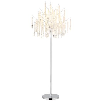 Globo lighting Kinga floor lamp silver, 5-light sources