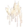 Globo lighting Kinga wall light silver, 3-light sources