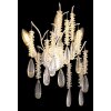 Globo lighting Kinga wall light silver, 3-light sources