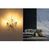 Globo lighting Kinga wall light silver, 3-light sources