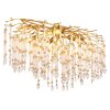 Globo lighting Gloria ceiling light gold, 10-light sources