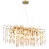 Globo lighting Gloria chandelier gold, 10-light sources