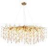 Globo lighting Gloria chandelier gold, 12-light sources