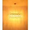 Globo lighting Gloria chandelier gold, 12-light sources