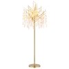 Globo lighting Gloria floor lamp gold, 5-light sources