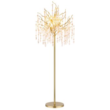 Globo lighting Gloria floor lamp gold, 5-light sources