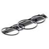 Globo lighting Norberto ceiling light LED black, silver, 1-light source