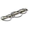 Globo lighting Norberto ceiling light LED black, silver, 1-light source