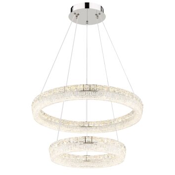Globo lighting Laurel hanging light LED chrome, 1-light source, Remote control