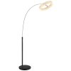 Globo lighting Laurel floor lamp LED black, 1-light source