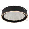 Globo lighting Mirrora ceiling light LED black, 1-light source, Remote control
