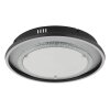 Globo lighting Mirrora ceiling light LED chrome, black, silver, 1-light source
