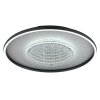 Globo lighting Mirrora ceiling light LED chrome, black, silver, 1-light source