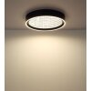 Globo lighting Mirrora ceiling light LED black, 1-light source, Remote control