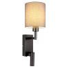 Globo lighting Zamora wall light black, 1-light source