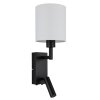Globo lighting Zamora wall light black, 1-light source