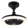 Globo lighting Lidea Ceiling fan light LED black, 1-light source, Remote control
