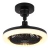Globo lighting Lidea Ceiling fan light LED black, 1-light source, Remote control