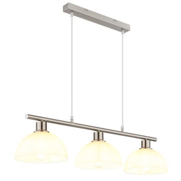 Globo lighting Selma hanging light matt nickel, 3-light sources