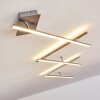 Lacure Ceiling Light LED matt nickel, 5-light sources