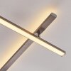 Lacure Ceiling Light LED matt nickel, 5-light sources