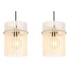 Globo lighting Gorley hanging light sand-coloured, 3-light sources