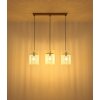 Globo lighting Gorley hanging light sand-coloured, 3-light sources