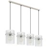 Globo lighting Gorley hanging light sand-coloured, 4-light sources