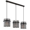 Globo lighting Daren hanging light black, 3-light sources