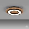 Leuchten Direkt lights TOLA ceiling light LED brown, black, 1-light source