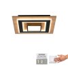 Leuchten Direkt lights TOLA ceiling light LED brown, black, 2-light sources