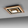 Leuchten Direkt lights TOLA ceiling light LED brown, black, 2-light sources
