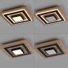 Leuchten Direkt lights TOLA ceiling light LED brown, black, 2-light sources