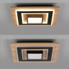 Leuchten Direkt lights TOLA ceiling light LED brown, black, 2-light sources