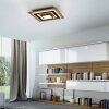 Leuchten Direkt lights TOLA ceiling light LED brown, black, 2-light sources