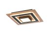Leuchten Direkt lights TOLA ceiling light LED brown, black, 2-light sources
