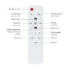 Leuchten Direkt lights mit Ceiling fan light LED white, 1-light source, Remote control
