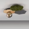 Leuchten Direkt lights HEX ceiling light LED grey, green, 1-light source
