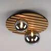Leuchten Direkt lights STIKA ceiling light LED Light wood, 2-light sources